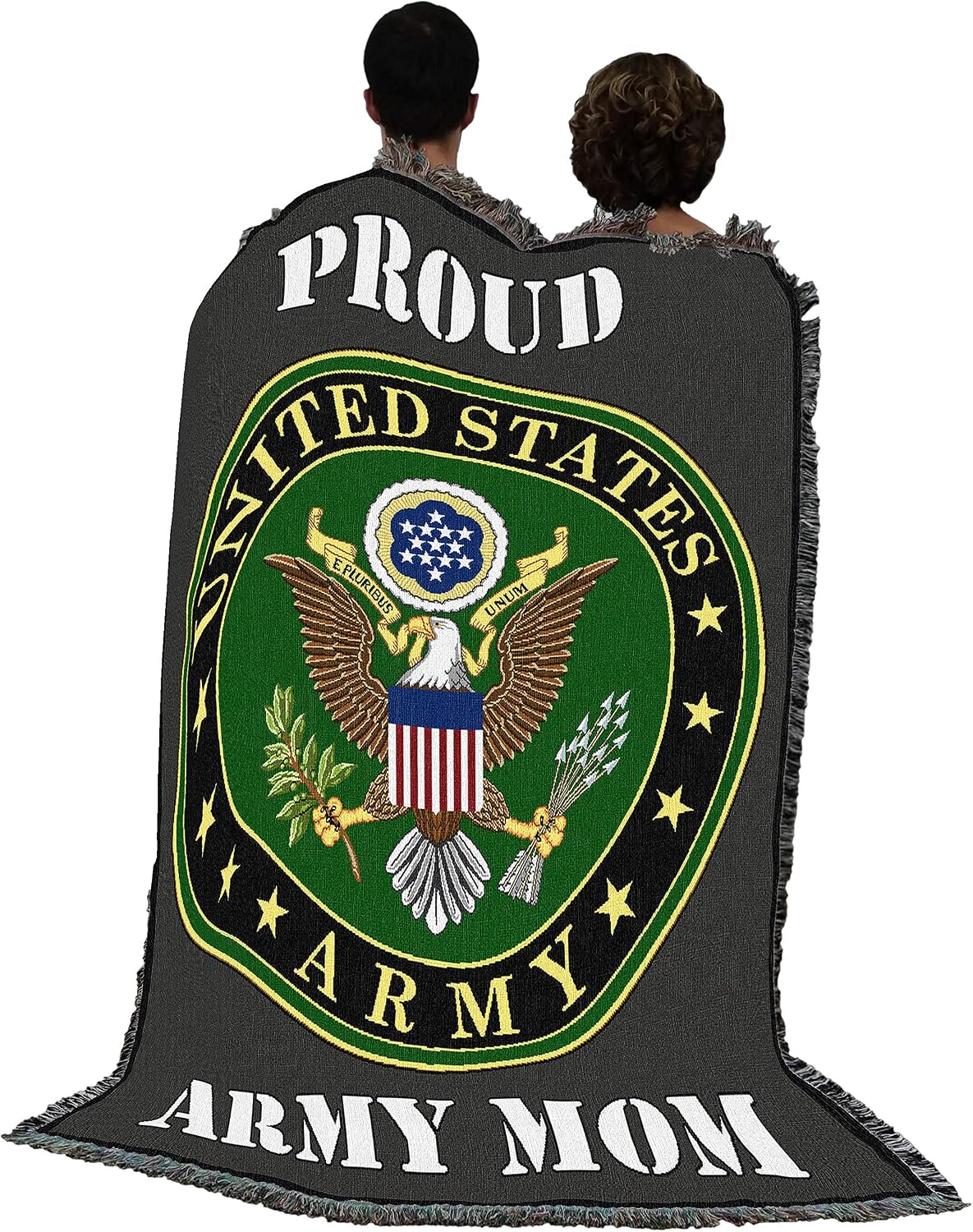 Pure Country Weavers US Army -Military Service Mark Seal Blanket Eagle - Gift Military Tapestry Throw Woven from Cotton - Made in the USA (72x54)