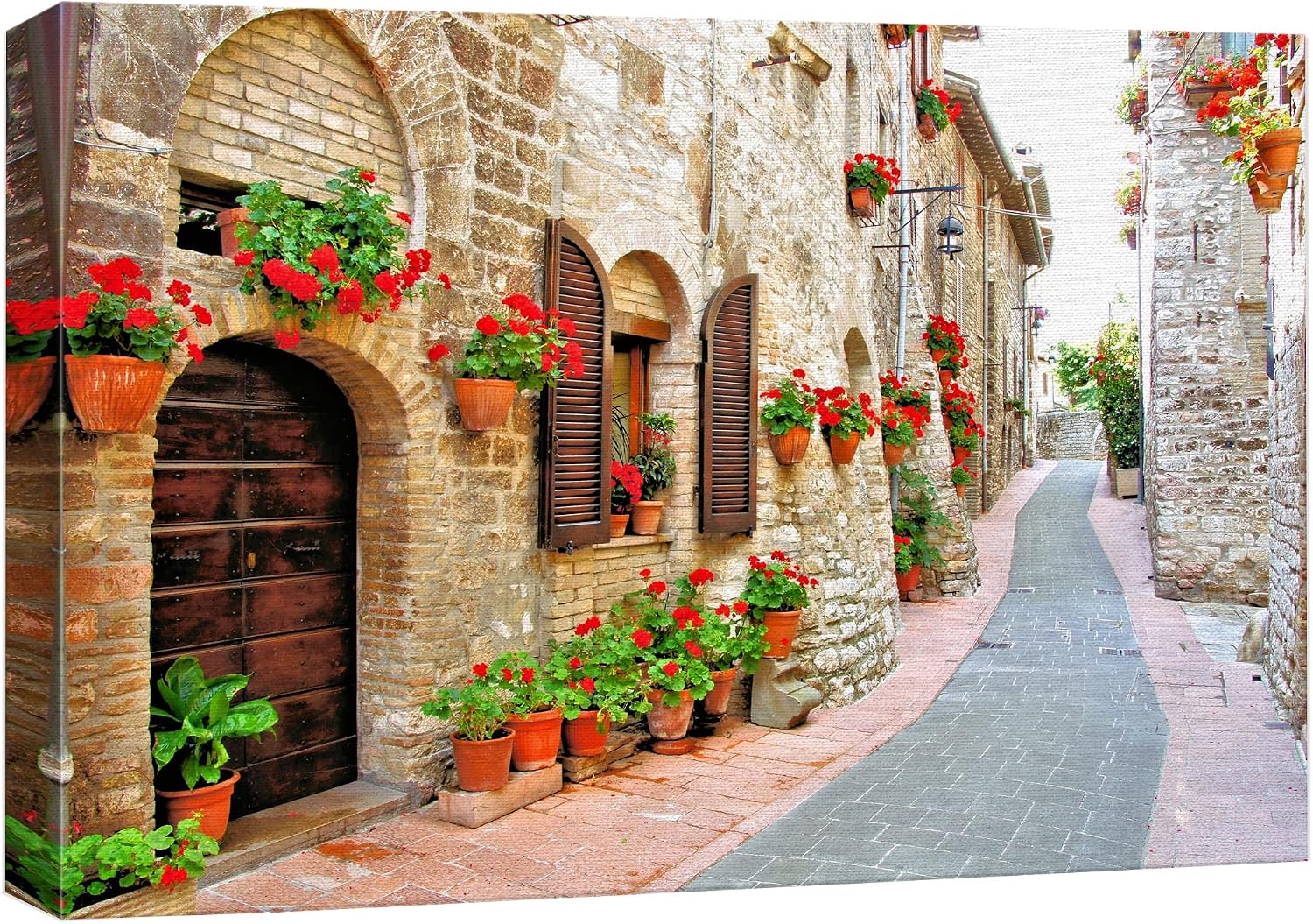 wall26 Canvas Print Wall Art Gran Canal with Basilica Santa Maria in Venice, Italy Nature Wilderness Photography Modern Art Scenic Colorful Multicolor for Living Room, Bedroom, Office - 12"x18"
