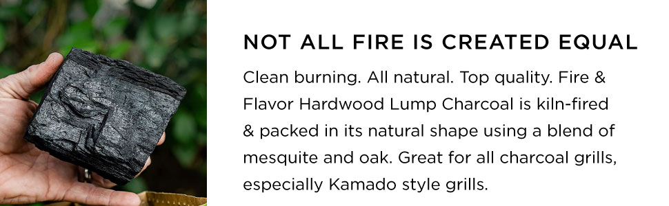 Fire and Flavor lump charcoal