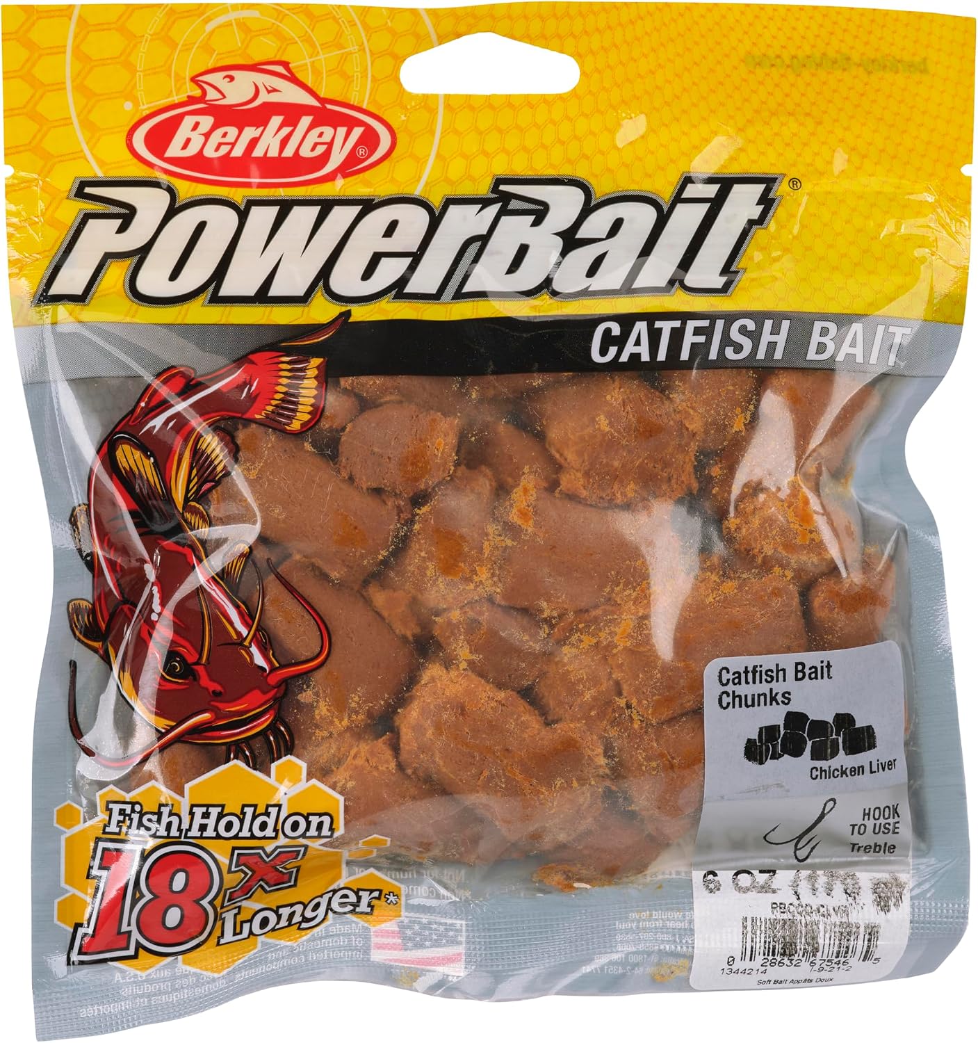 Berkley PowerBait Catfish Bait Chunks Fishing Dough Bait