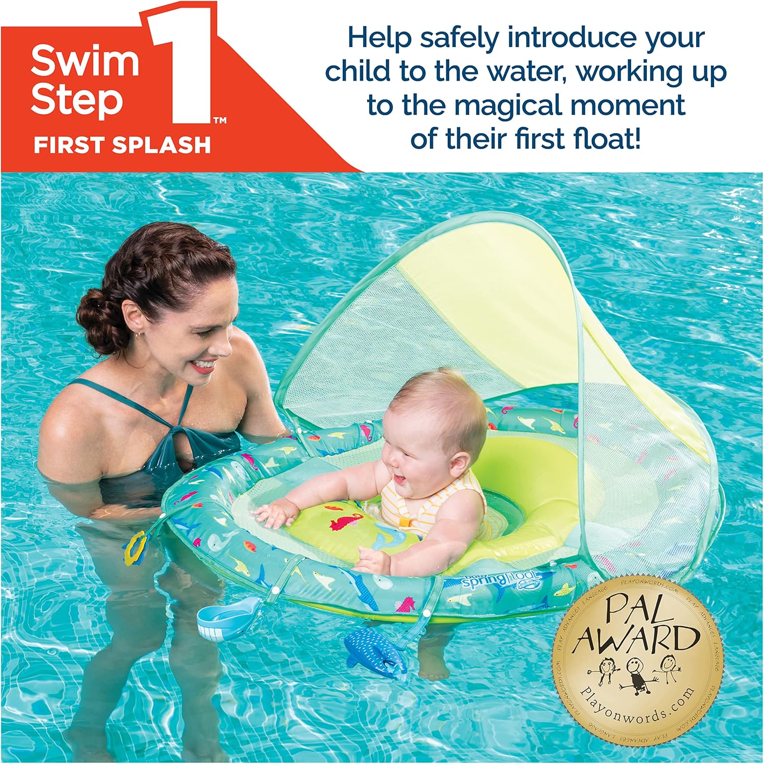 SwimWays Baby Spring Float Splash N Play