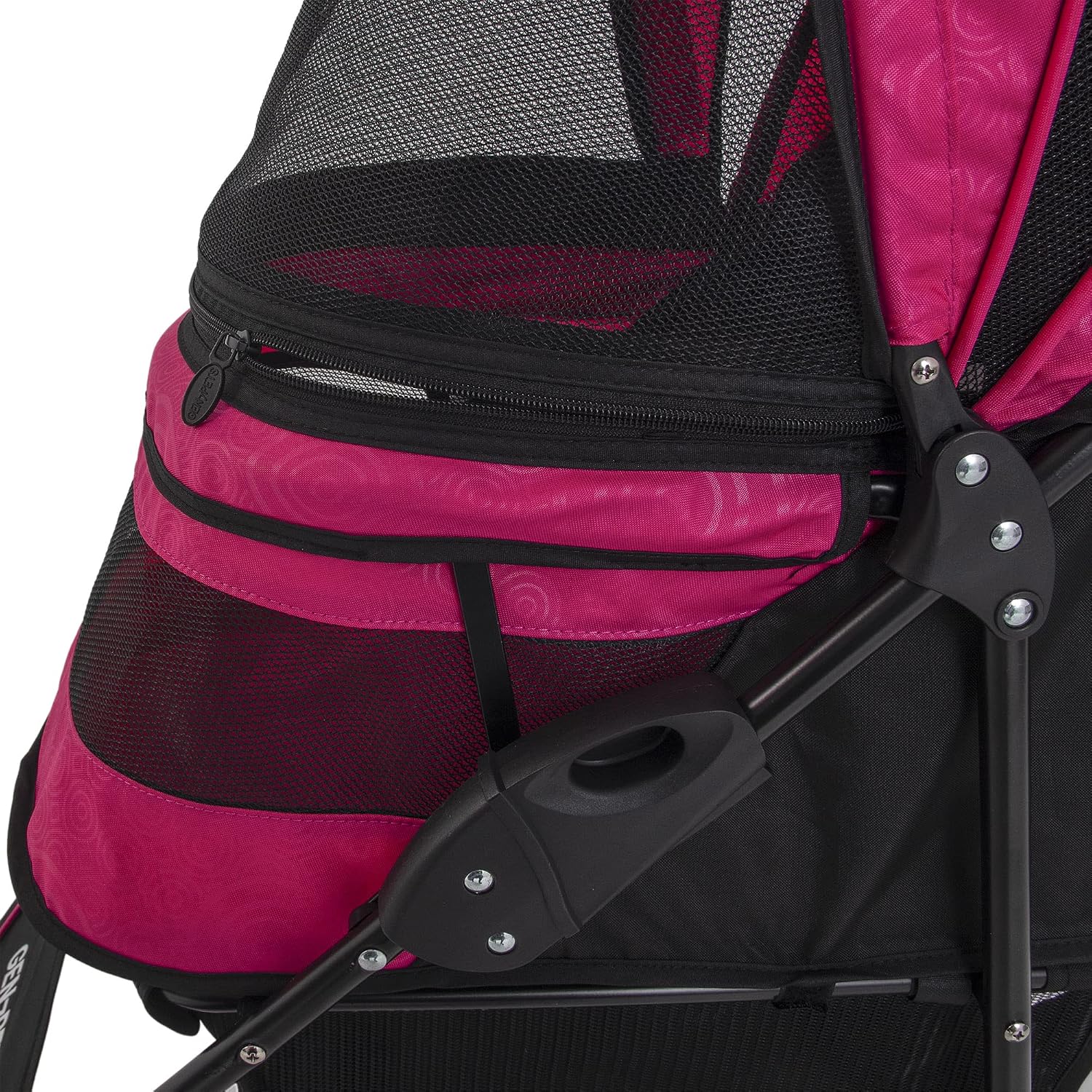 Gen7Pets Regal Plus Dog Stroller - Raspberry Sorbet Pet Stroller, Pink, 1 Count