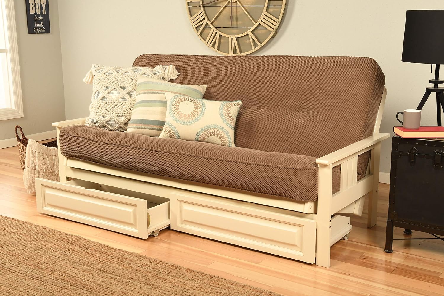Kodiak Futons Monterey Futon Frame, No Drawers, Barbados