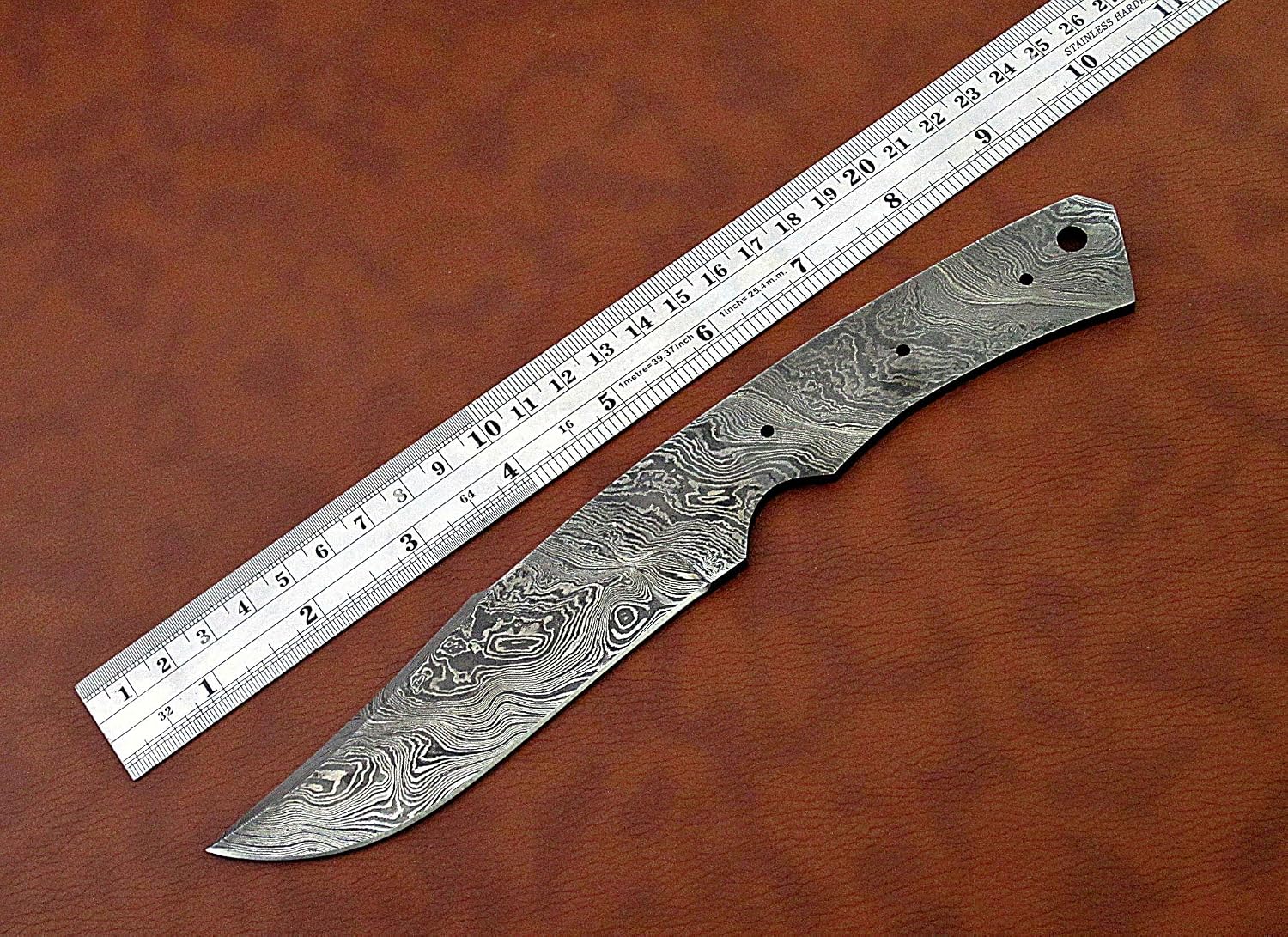 9.5 inches long clip point blank blade, knife making supplies