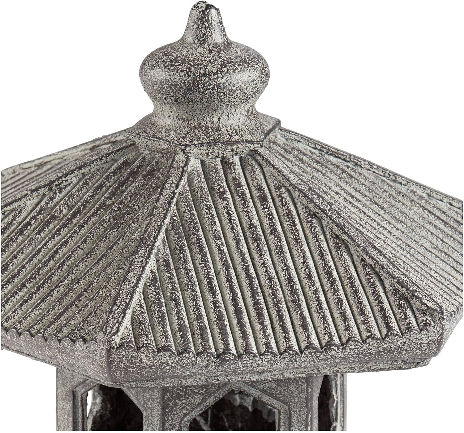 John Timberland Pagoda 16 1/2" High Old Stone Indoor-Outdoor Statue | Sculpture Asian Japanese Garden Decor Front Porch Patio Yard Outside Home