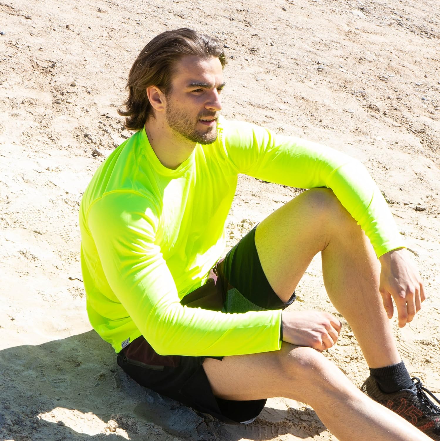 Vapor Apparel Men's Outdoor UPF 50+ Long Sleeve T-Shirt, UV Sun Protection for Fishing, Running, Hiking, Swimming