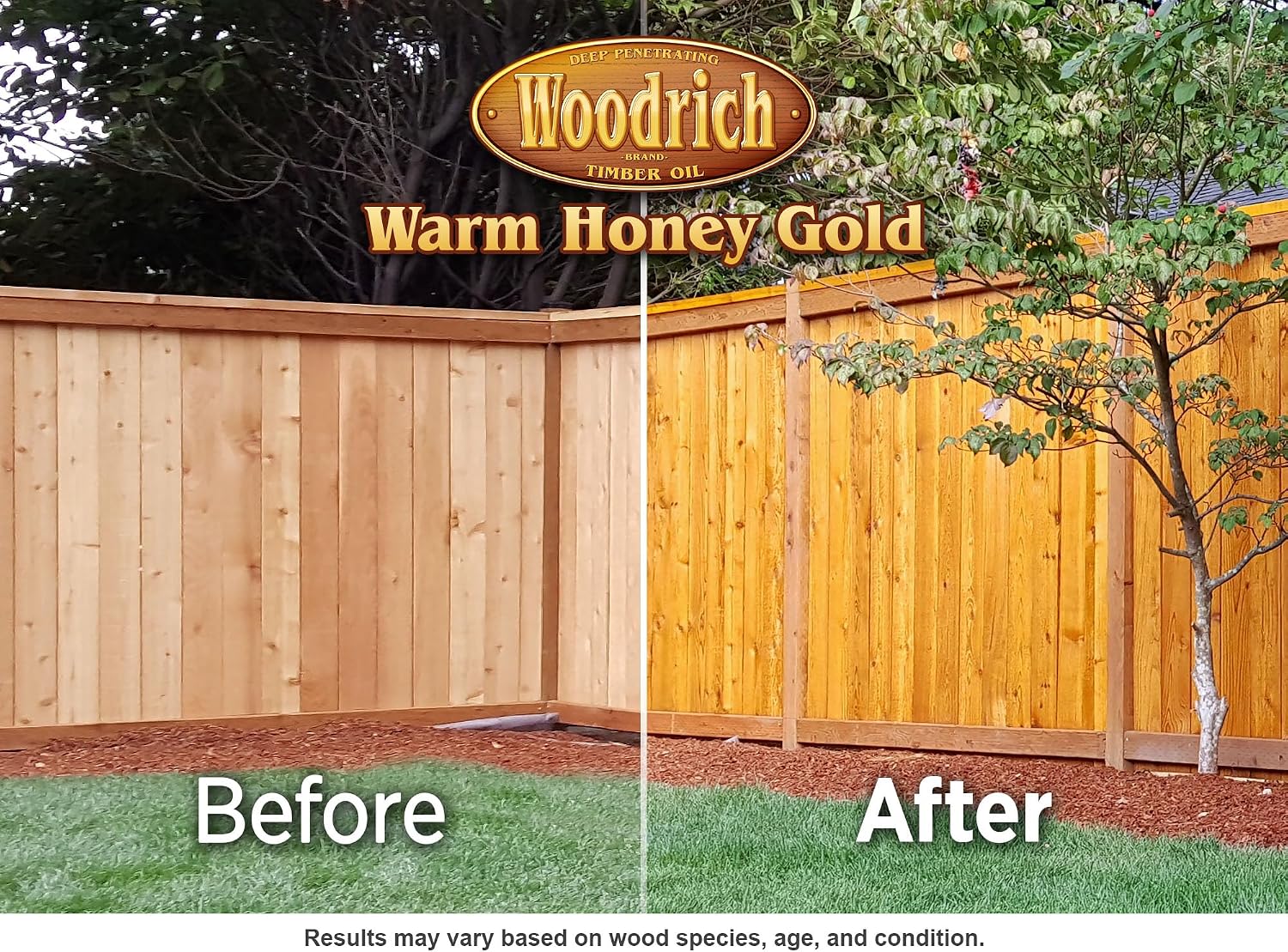Timber Oil Deep Penetrating Stain for Wood Decks, Fences, Siding, and Log Cabins - 5 Gallons, Amaretto (Covers 750 sq. ft.)