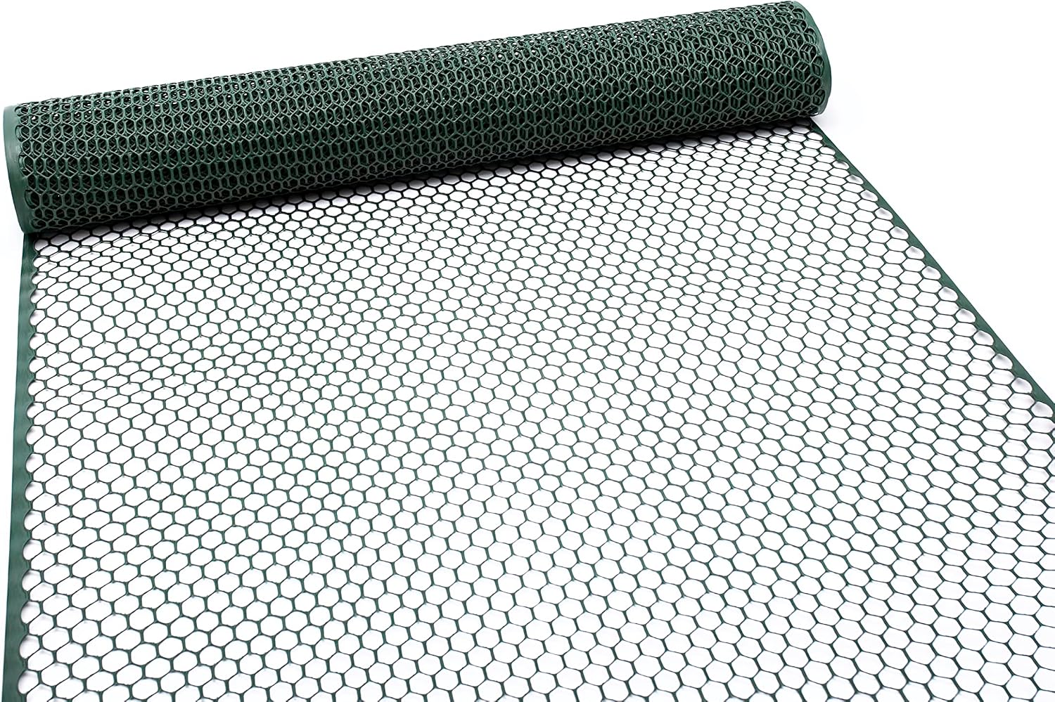Tenax Poultry Fence - Green Plastic Poultry Fencing, Lightweight, Weather Resistant - 3-ft x 25-ft - Plastic