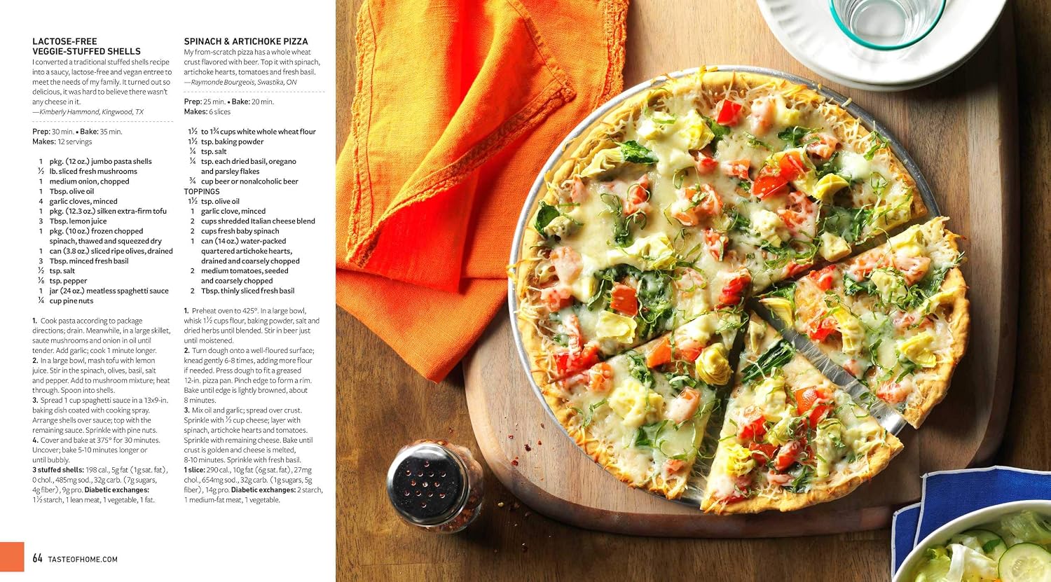 Taste of Home Vegetarian Made Easy: 335 Delicious Meatless Recipes with Tips for Every Table