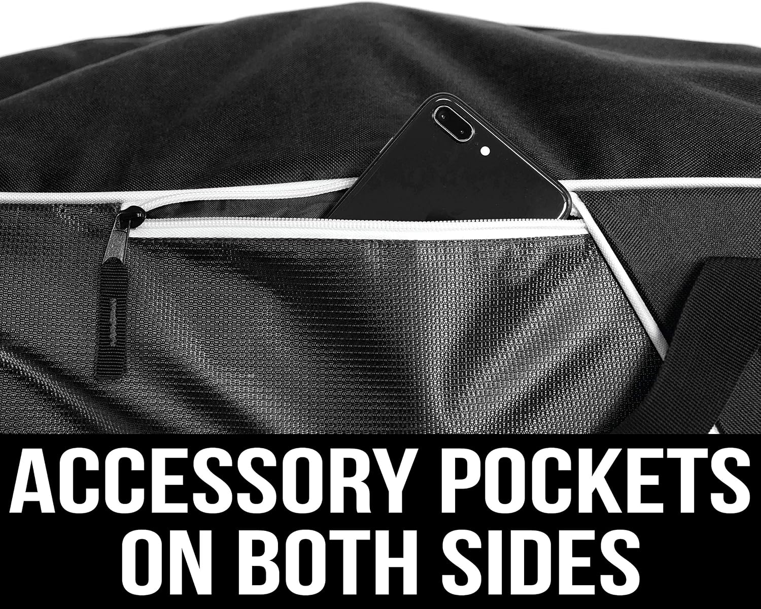 Athletico Rolling Baseball Bag Black