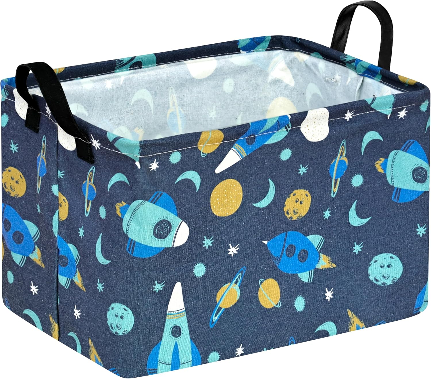 MAIZMZ Rectangular Storage Basket Collapsible Organizer Bin Waterproof Toy Box for Organizing Home/Dorm/Kitchen/Pet/Office/Closet/Shelf/Gift Baskets