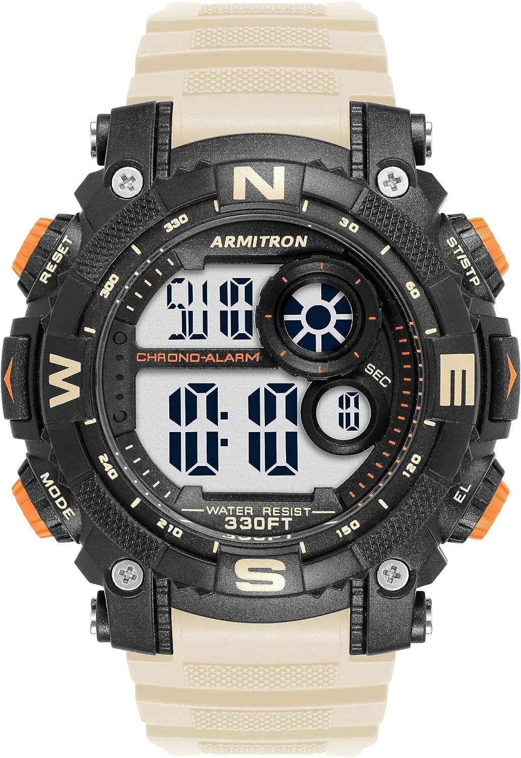 Armitron Sport Men's Digital Chronograph Resin Strap Watch, 40/8284