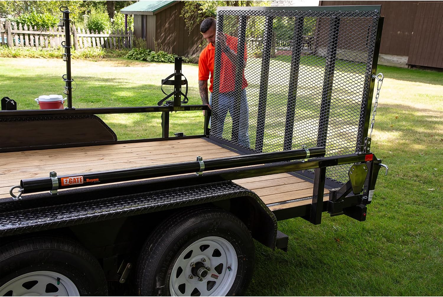 Buyers Products 5201000 EZ Gate Tailgate Assist, Reduce Physical Strain With Trailer Tailgates, Mounting Hardware Included, Handles gates up to 180lbs