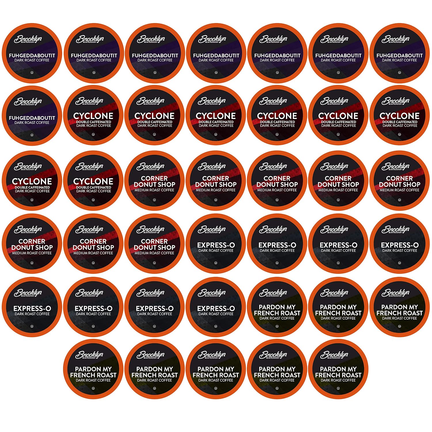 Brooklyn Beans Colombian Gourmet Coffee Pods - Compatible with Keurig K Cup Brewers Including 2.0 Machines, 40 Count, Rich and Smooth Colombian Medium Roast