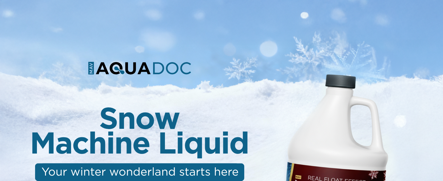 AquaDoc snow machine liquid concentrate 128 oz bottle for artificial snow making