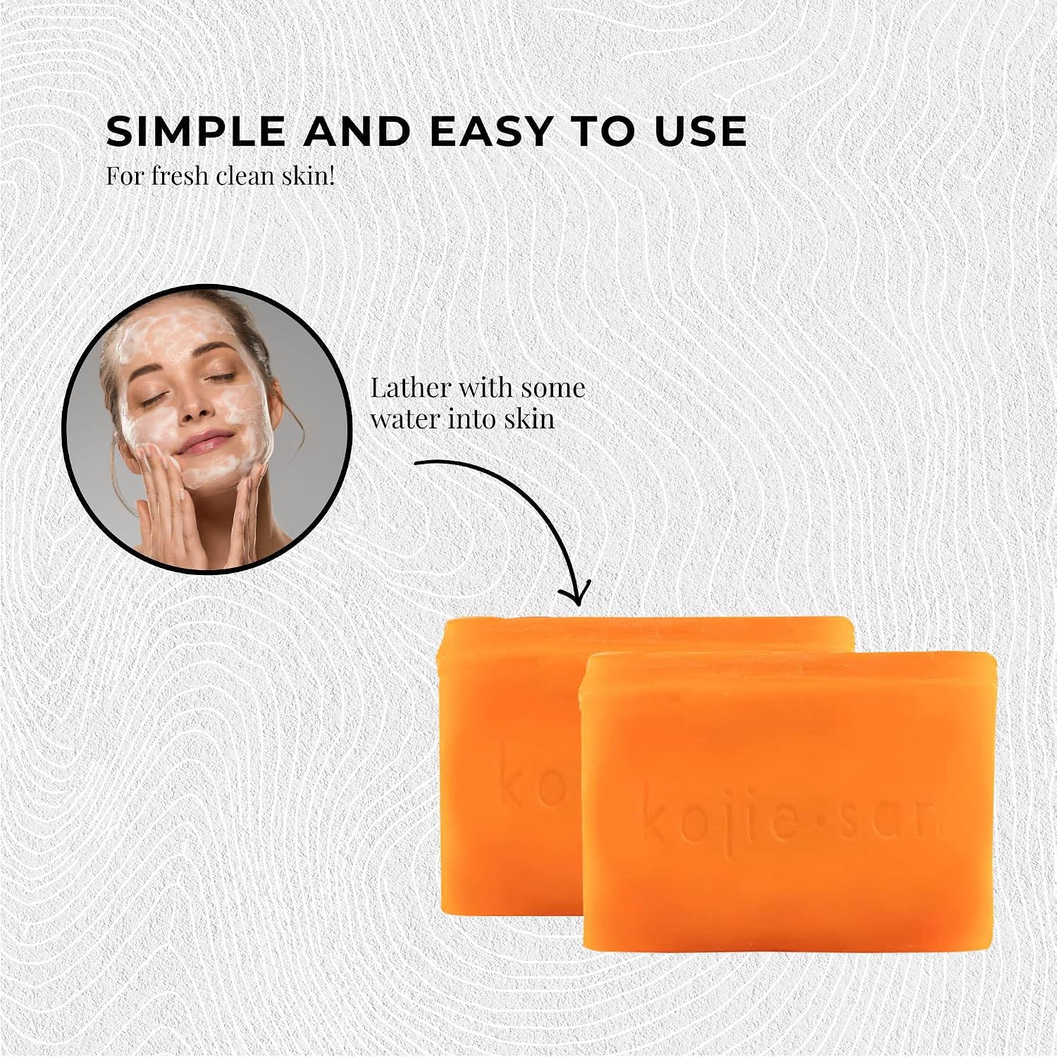 Kojie San Skin and Body Brightening Soap - Original Kojic Acid, Dark Spot Remover Bar Soap with Glycerin & Tea Tree Oil - 65g x 2 Bars