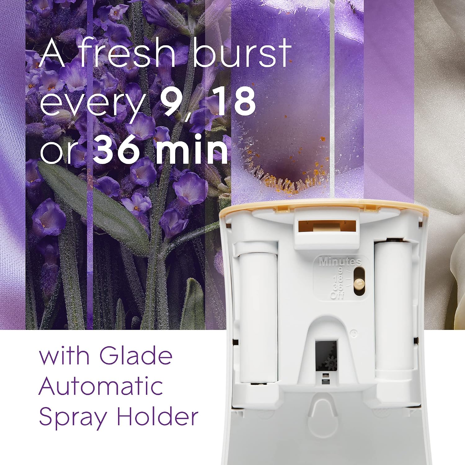 Glade Automatic Spray Refill, Air Freshener for Home and Bathroom, Cashmere Woods, 6.2 Oz