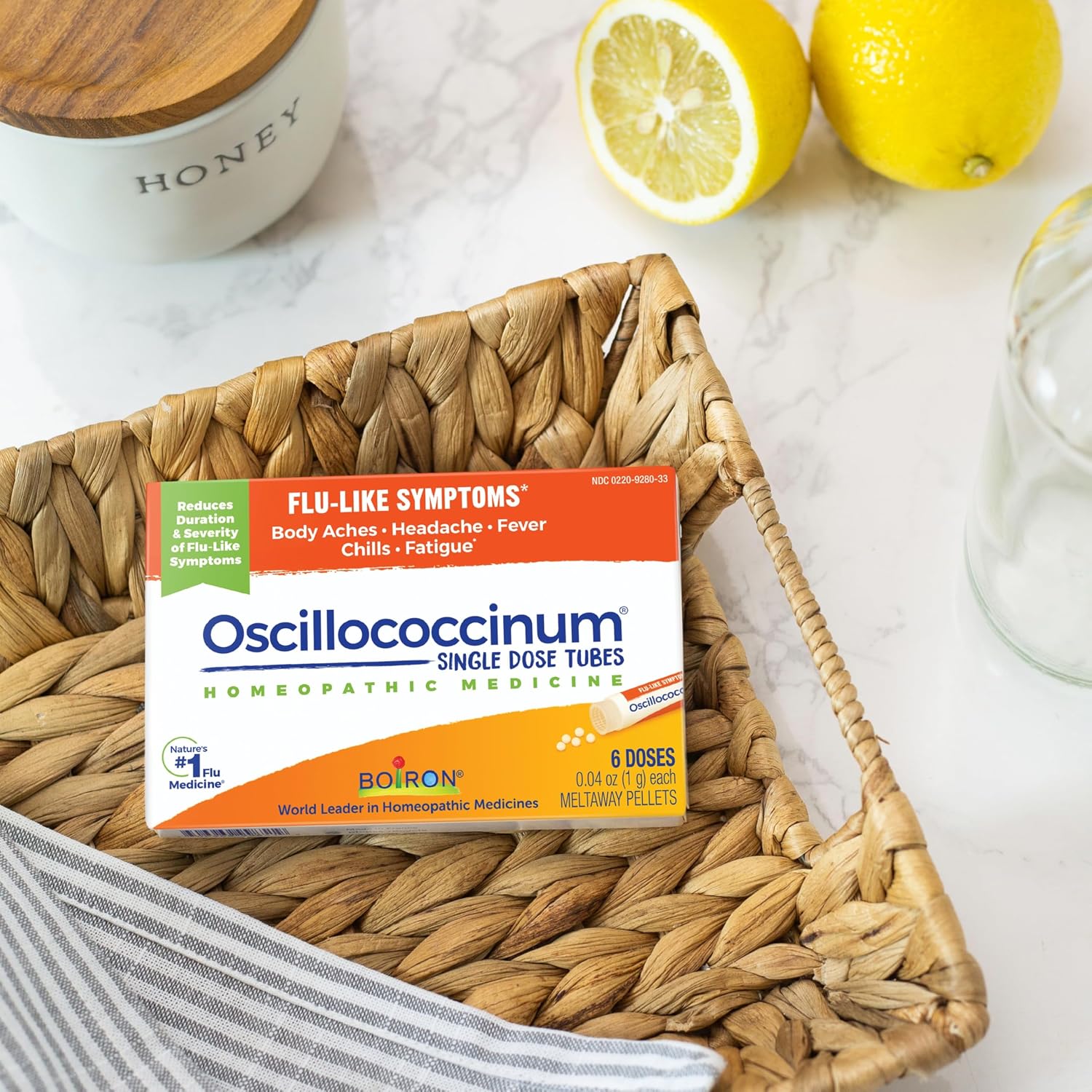 Boiron Oscillococcinum for Relief from Flu-Like Symptoms of Body Aches, Headache, Fever, Chills, and Fatigue - 30 Doses