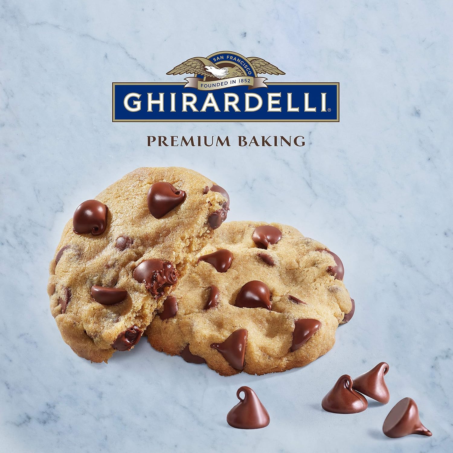 Ghirardelli, Baking Chips Semi Sweet, 12 Ounce