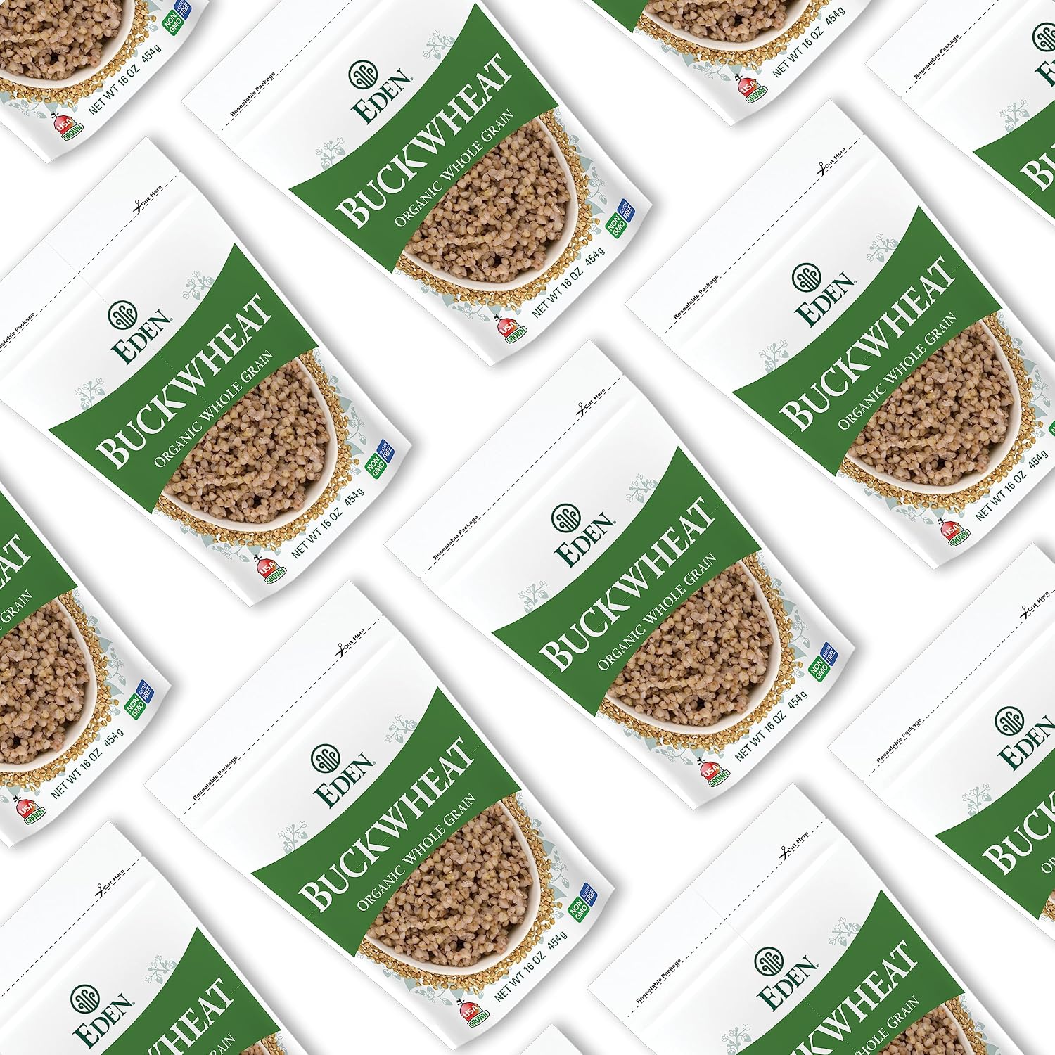 Eden Foods Organic Buckwheat Hulled Whole Grain, 16 OZ