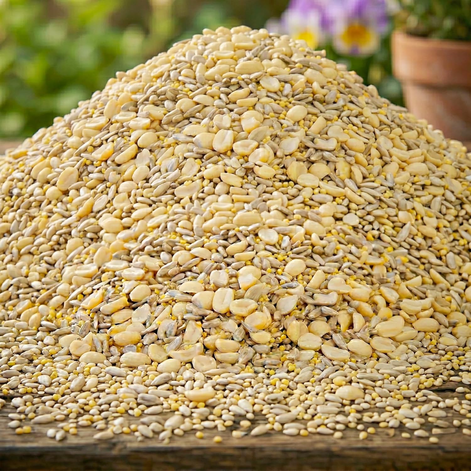 BestNest Wild Bird Seed Mix, Waste Free Blend, 100 lbs.