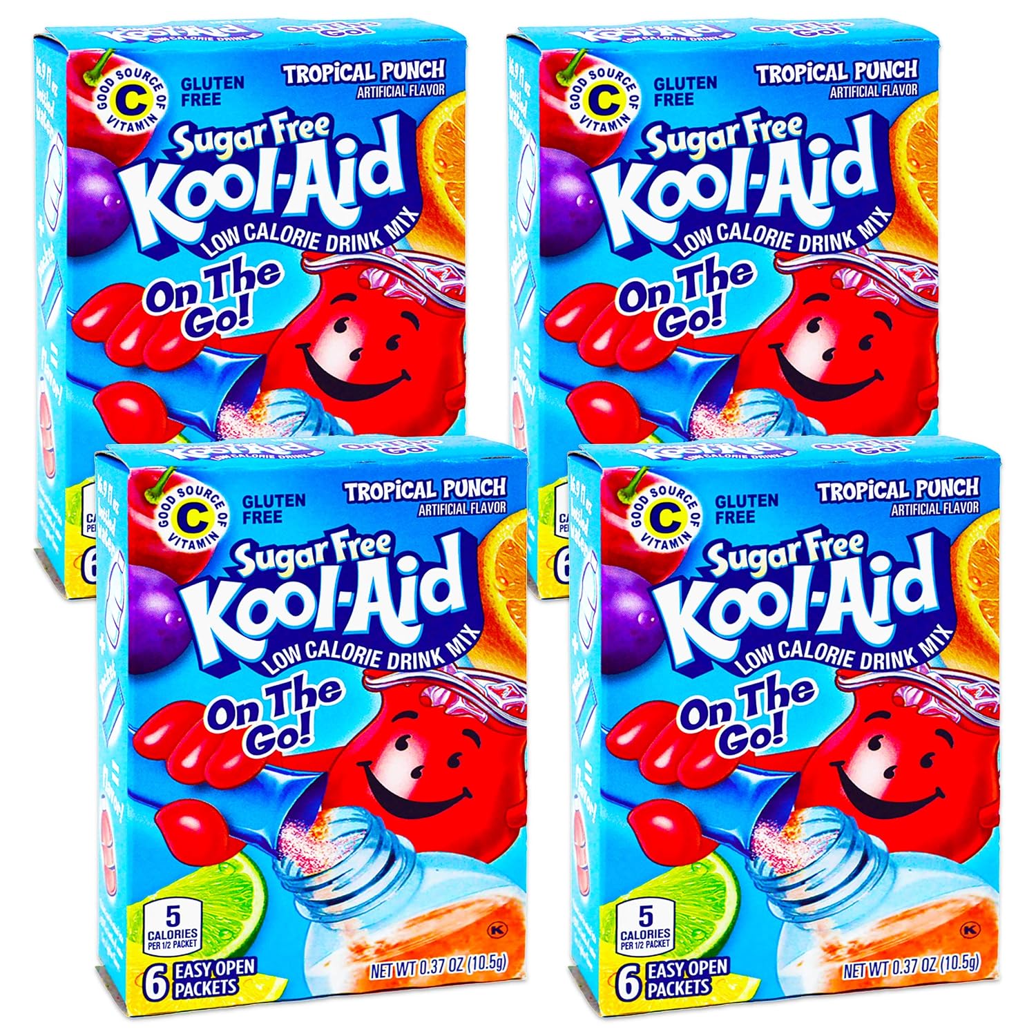 Kool Aid Powdered Packets - Peach Mango - 45 Envelopes