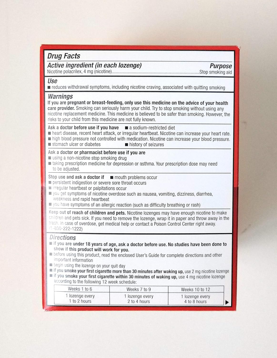 Walgreens Nicotine Lozenge, 4 mg, Cinnamon, 72 ea by Walgreens