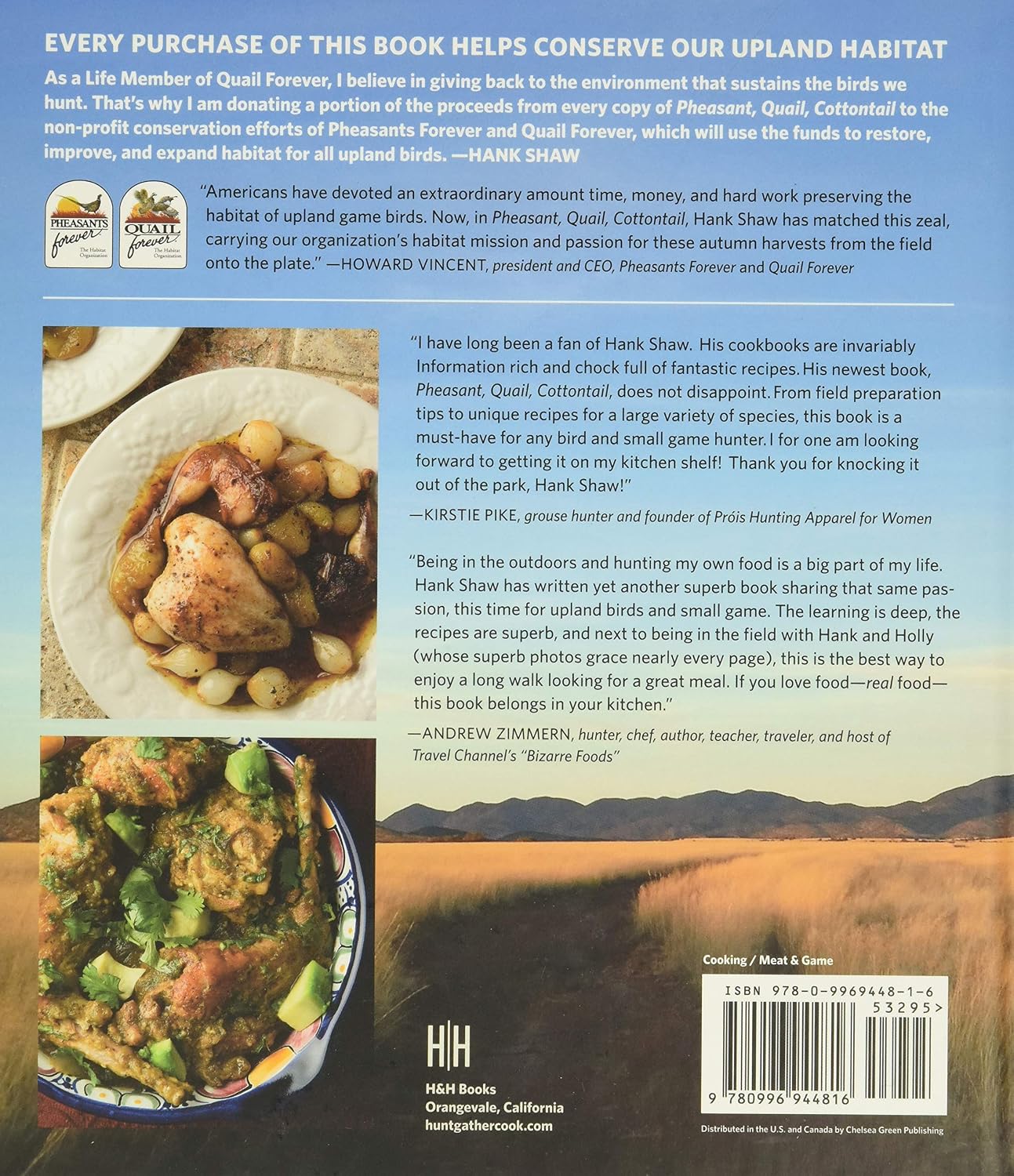 Pheasant, Quail, Cottontail: Upland Birds and Small Game from Field to Feast