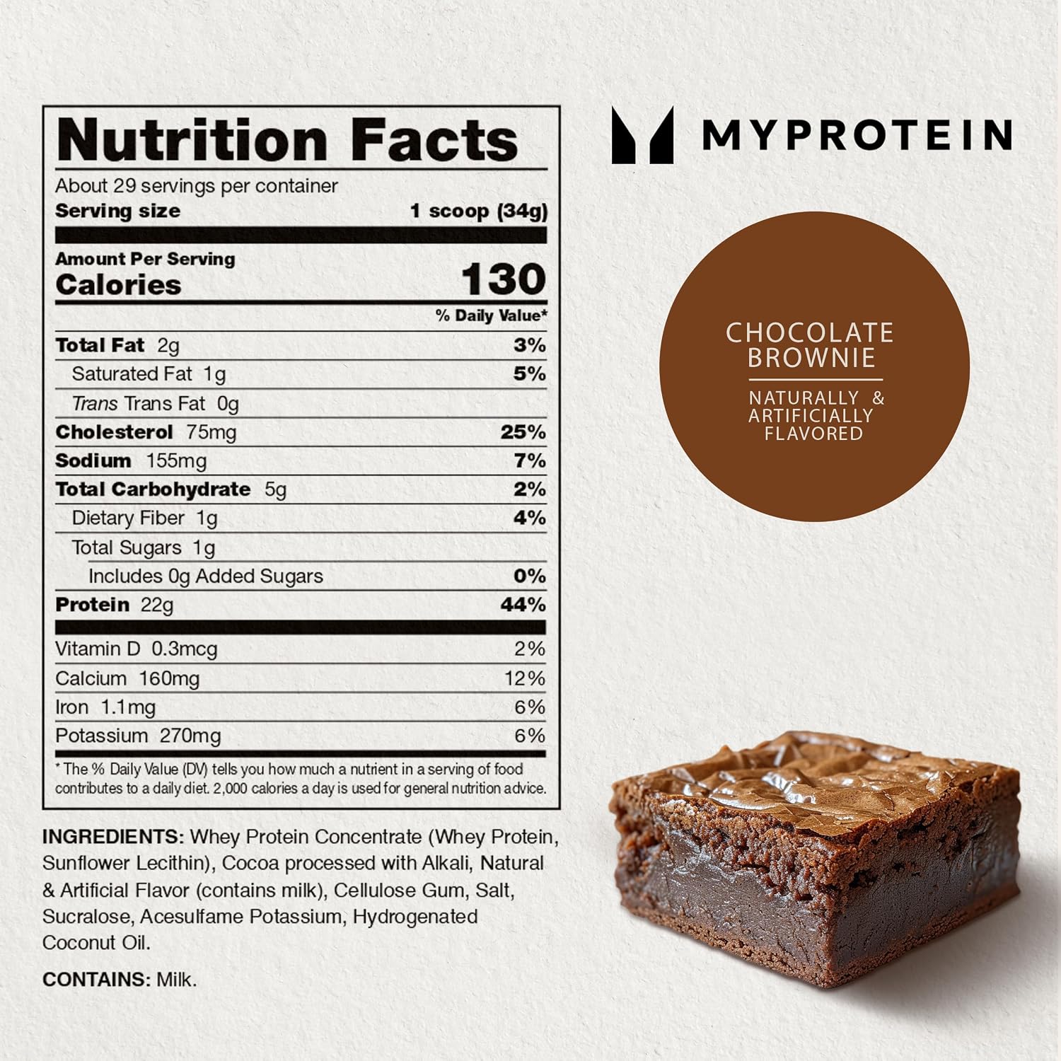 Myprotein Impact Whey Protein Powder, 2.2 Lbs (30 Servings) Chocolate Milkshake, 22g Protein & 5g BCAA Per Serving, Protein Shake for Superior Performance, Muscle Strength & Recovery, Gluten Free