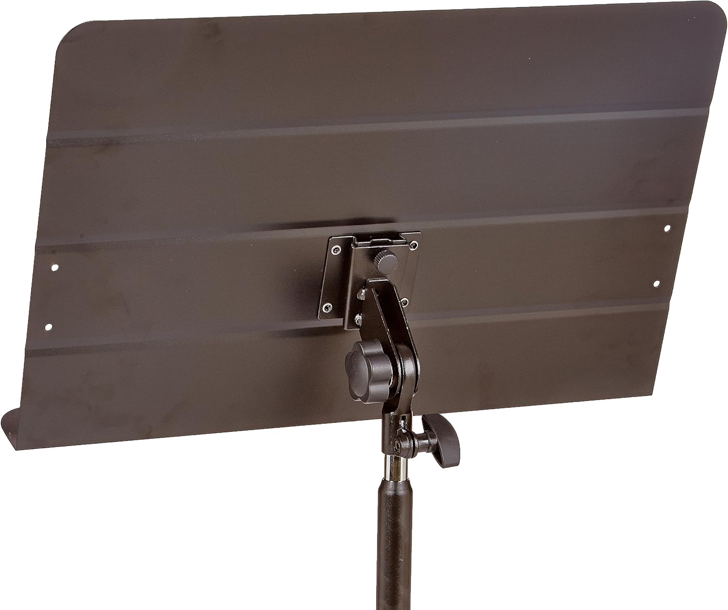 Amazon Basics Portable Height Adjustable Sheet Music Stand, Sturdy Metal, Black