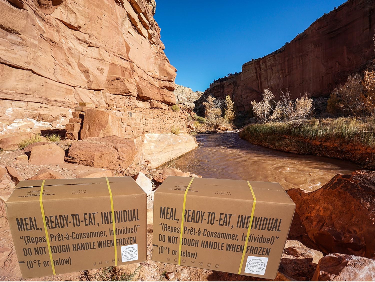 Western Frontier Ultimate MRE Case Bundle - 24 Meals, A&B 2018 | MRE Case Bundle - Western Frontier Guarantee, Military Surplus, 24 Meals