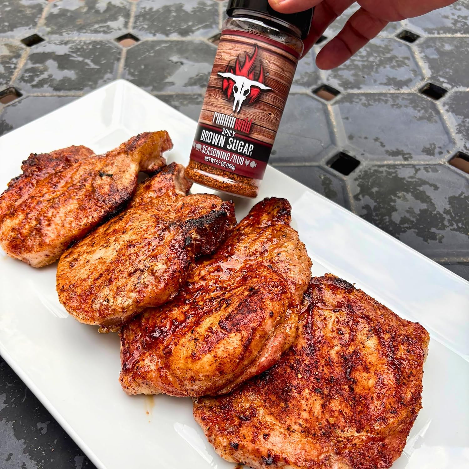 Gourmet Honey BBQ Rub & Seasoning – Delicious Sweet & Smoky Flavor for Pork, Chicken, Ribs & Salmon | Premium BBQ Dry Rub | Runnin’ Wild Foods