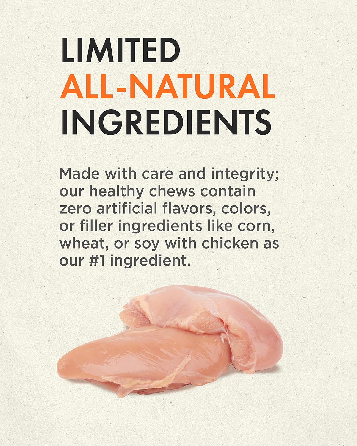 Canine Naturals Rawhide Free Chicken Recipe Dog Chews, Mini Knots, 12 Count