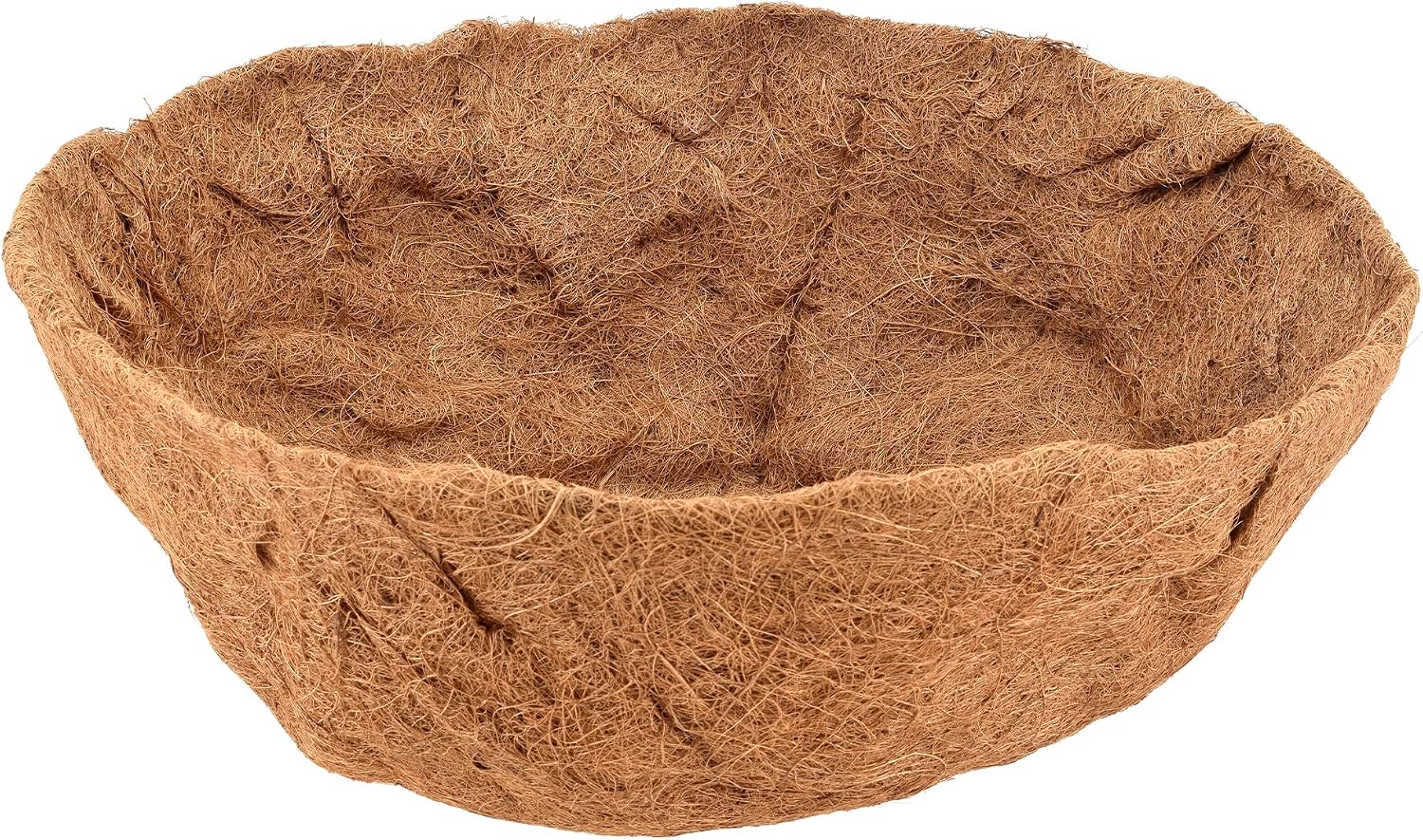 Arcadia Garden Products Extra Durable CB52 18-inch Coco Liner for Half Round Circle Wall Mounted Planters