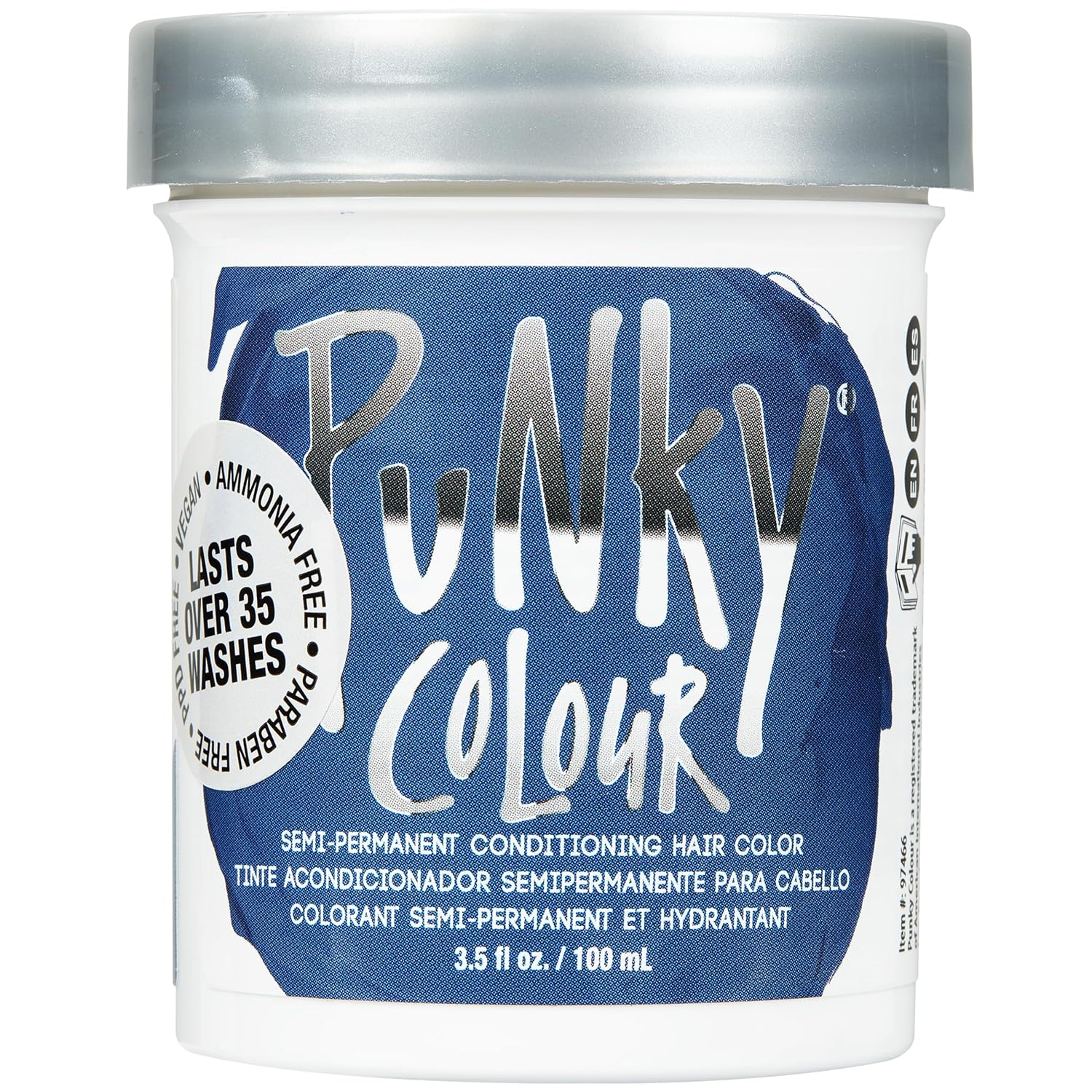 Punky Colour Flamingo Pink Semi Permanent Hair Color – Vibrant Pink Hair Dye, Vegan & Cruelty-Free Conditioning Formula, Lasts Up to 35 Washes, 3.5 fl oz