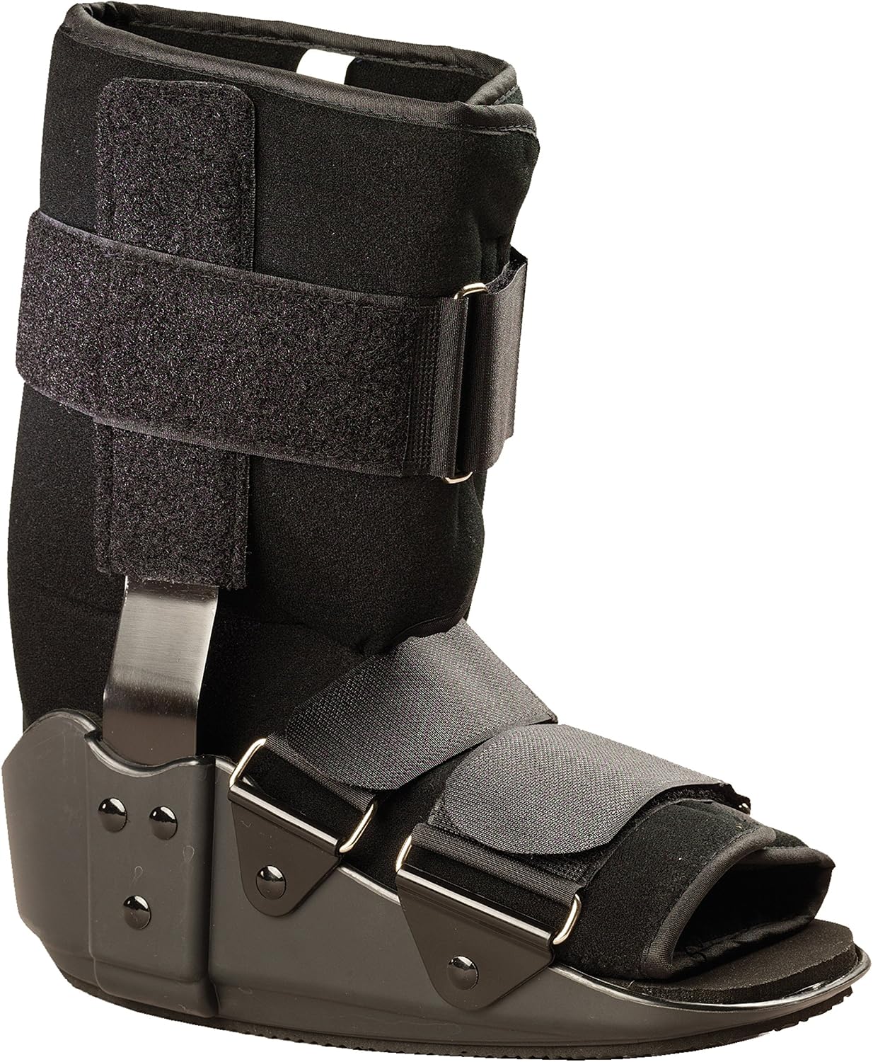 OTC Walker Boot Delux Short Low Top Leg Cast, Black, X-Small