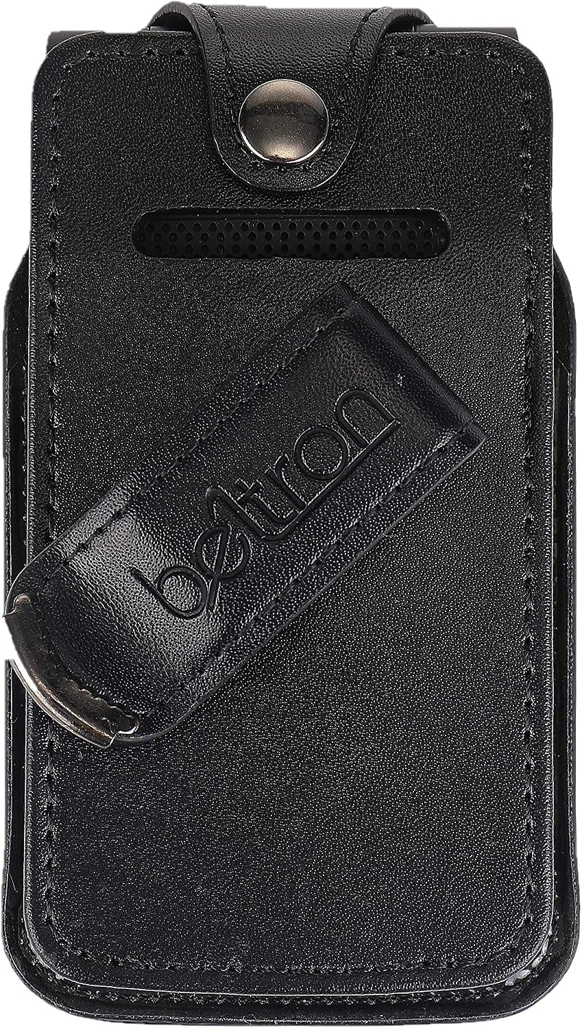 BELTRON Fitted Leather Case for Coolpad Snap 3312A Flip Phone (Boost Mobile, Sprint, T-Mobile, Virgin Mobile) Features: Rotating Belt Clip