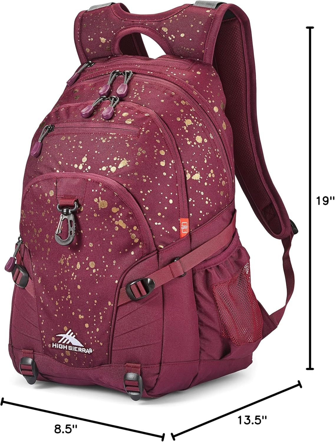 High Sierra Loop Backpack, Travel, or Work Bookbag with tablet sleeve, One Size, Urban Camo