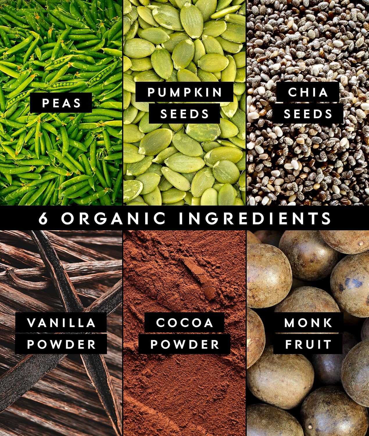 Truvani Organic Plant Based Protein Powder | Chocolate | 1 Serving
