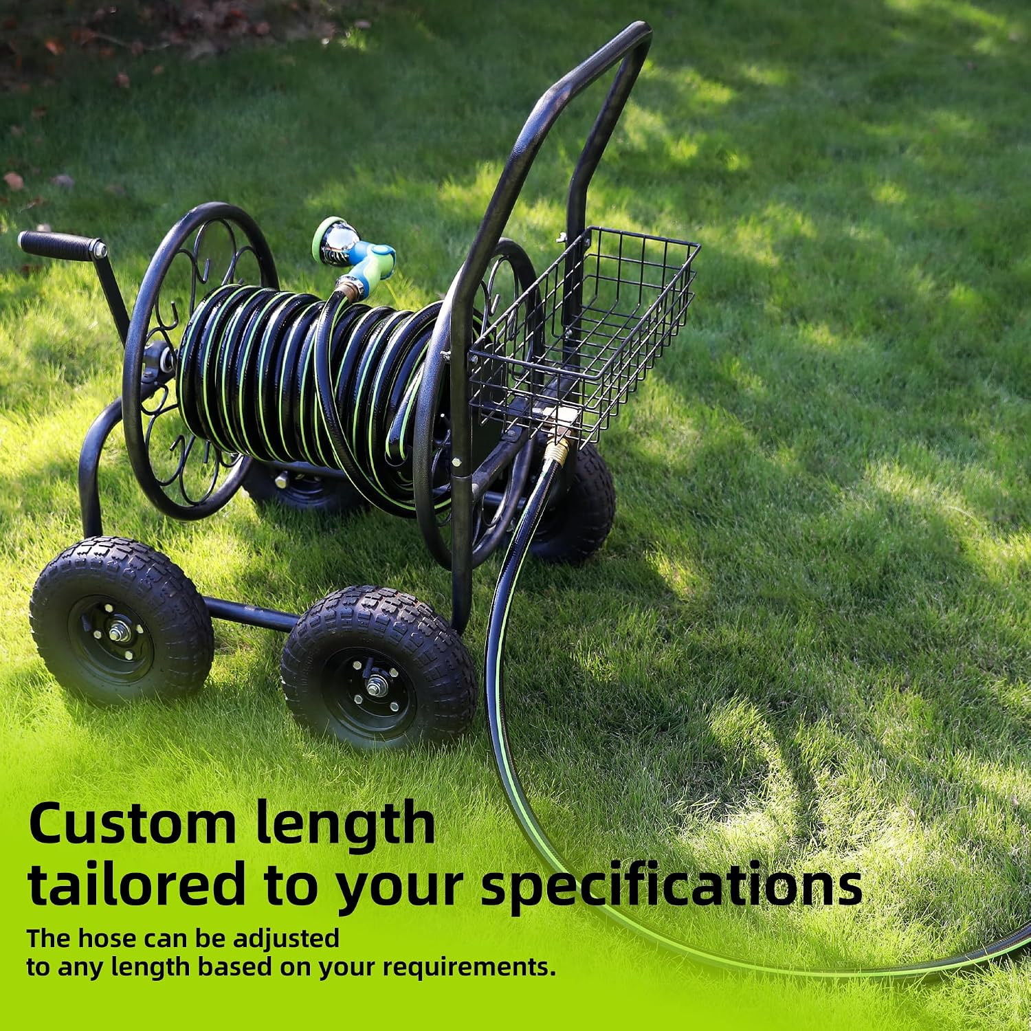 Worth Garden Hose 3/4 in. x 50 ft. - Heavy Duty Lightweight PVC Water Hose - Flexible, No Kink, Leakproof, Male to Female Fittings - 200PSI Work & 500PSI Burst, for Lawn, Gardening & Commercial Use