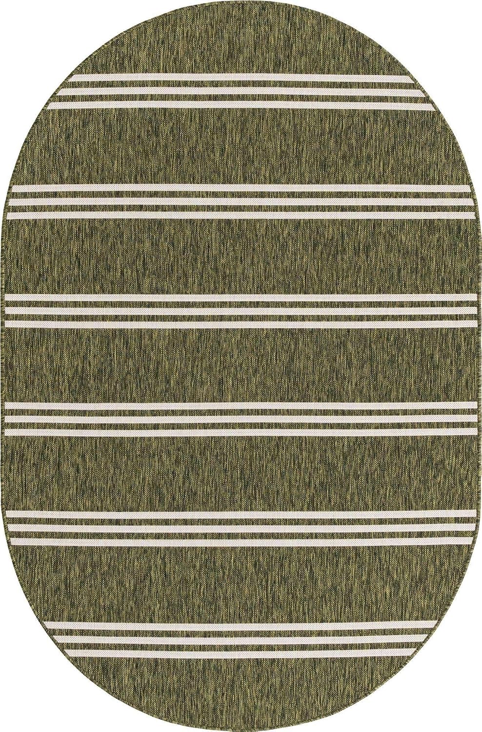 Unique Loom Outdoor Collection Area Rug - Anguilla (9' x 12' Rectangle, Blue/ Ivory)