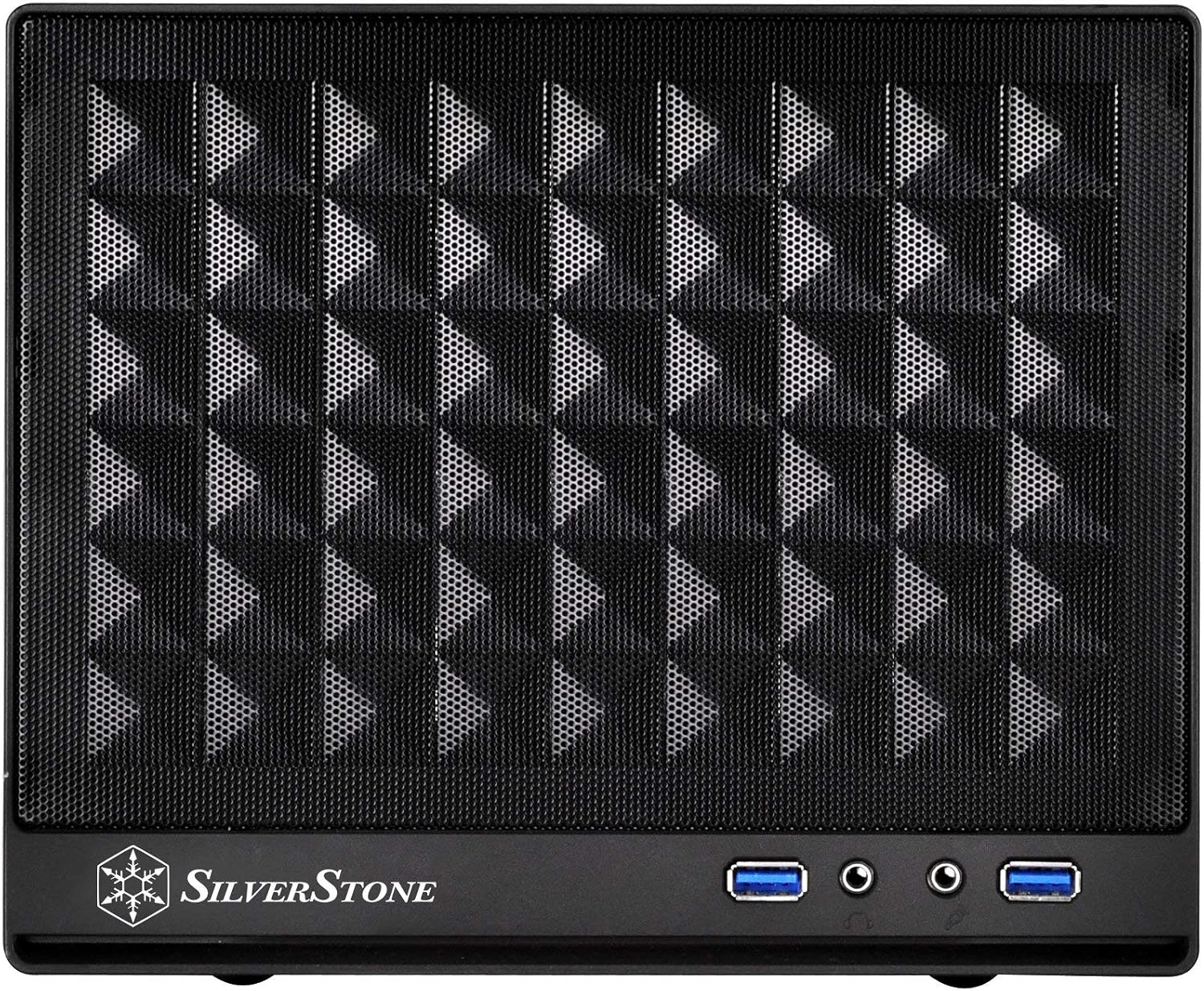 Silverstone Computer Case with Mesh Front Panel,Black (SG13B)