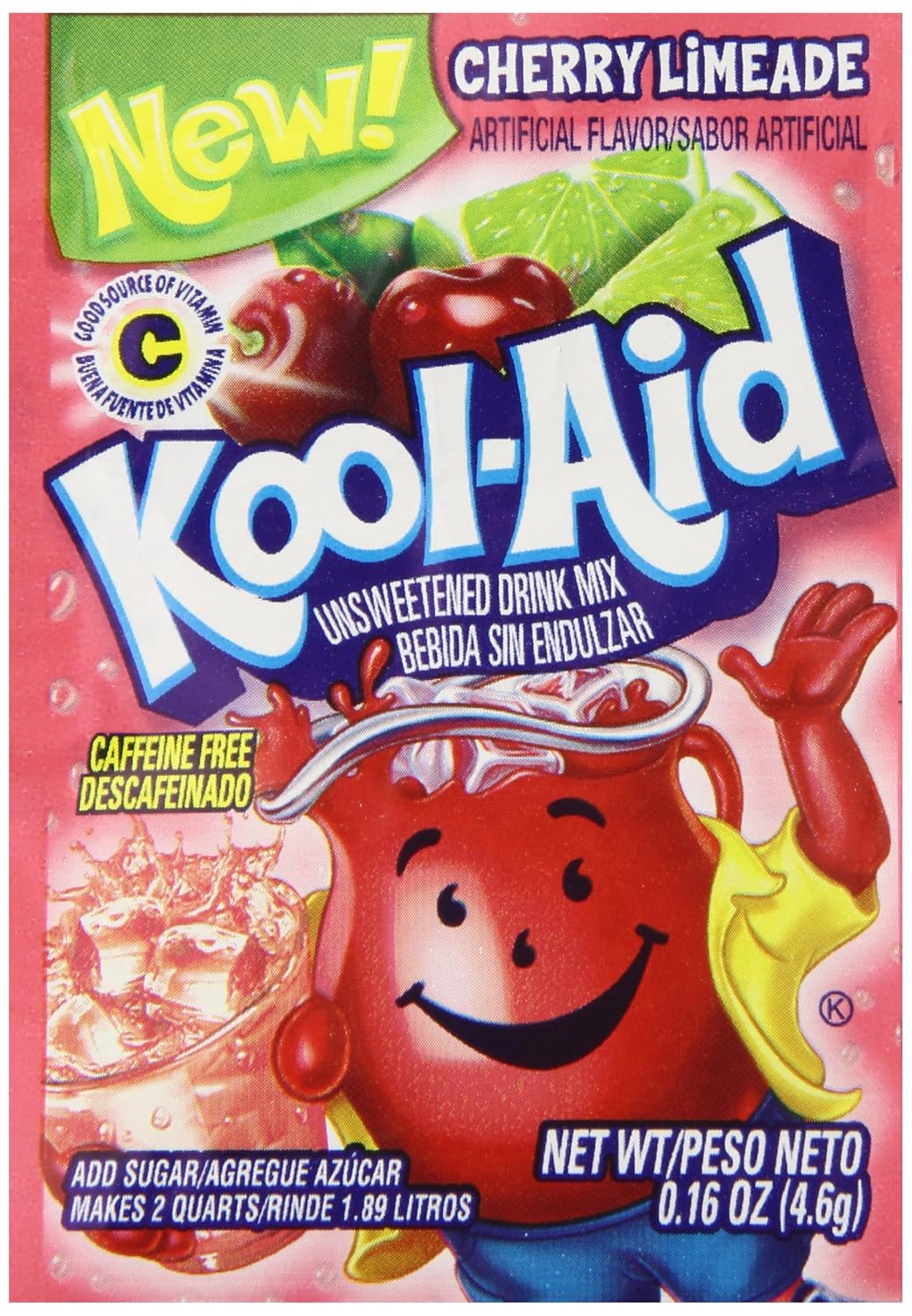 Kool-Aid Tropical Punch Flavored Unsweetened Caffeine Free Powdered Drink Mix (96 Packets)