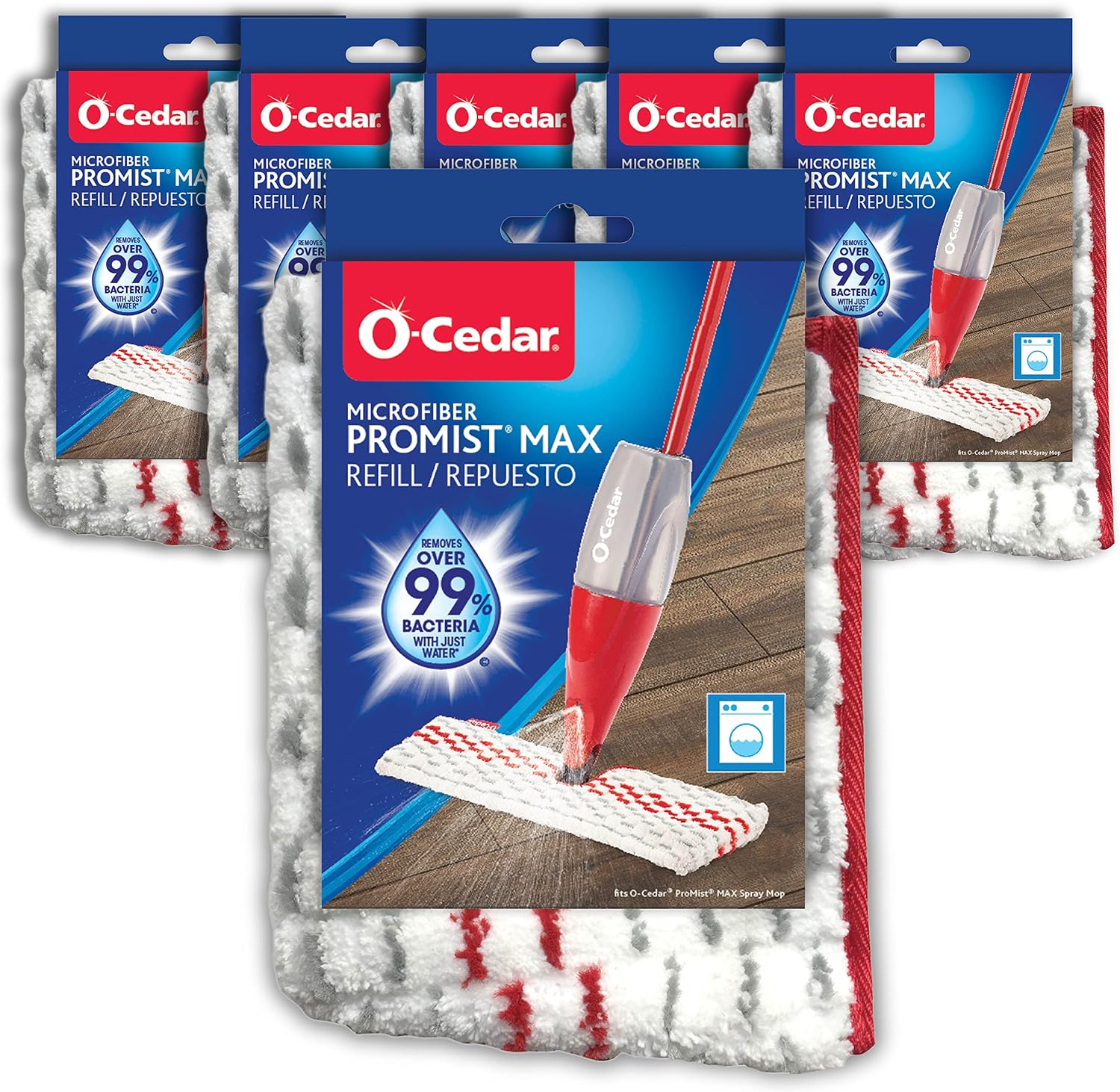 O-Cedar ProMist MAX Washable Refill (Pack - 6)