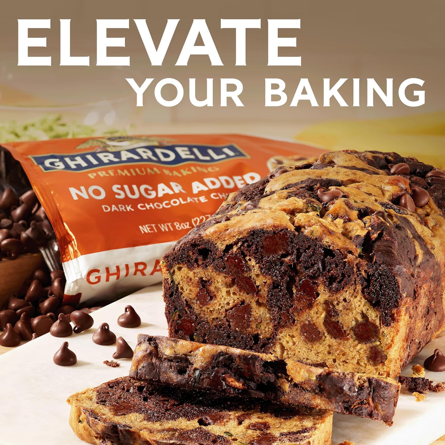 Ghirardelli, Baking Chips Semi Sweet, 12 Ounce