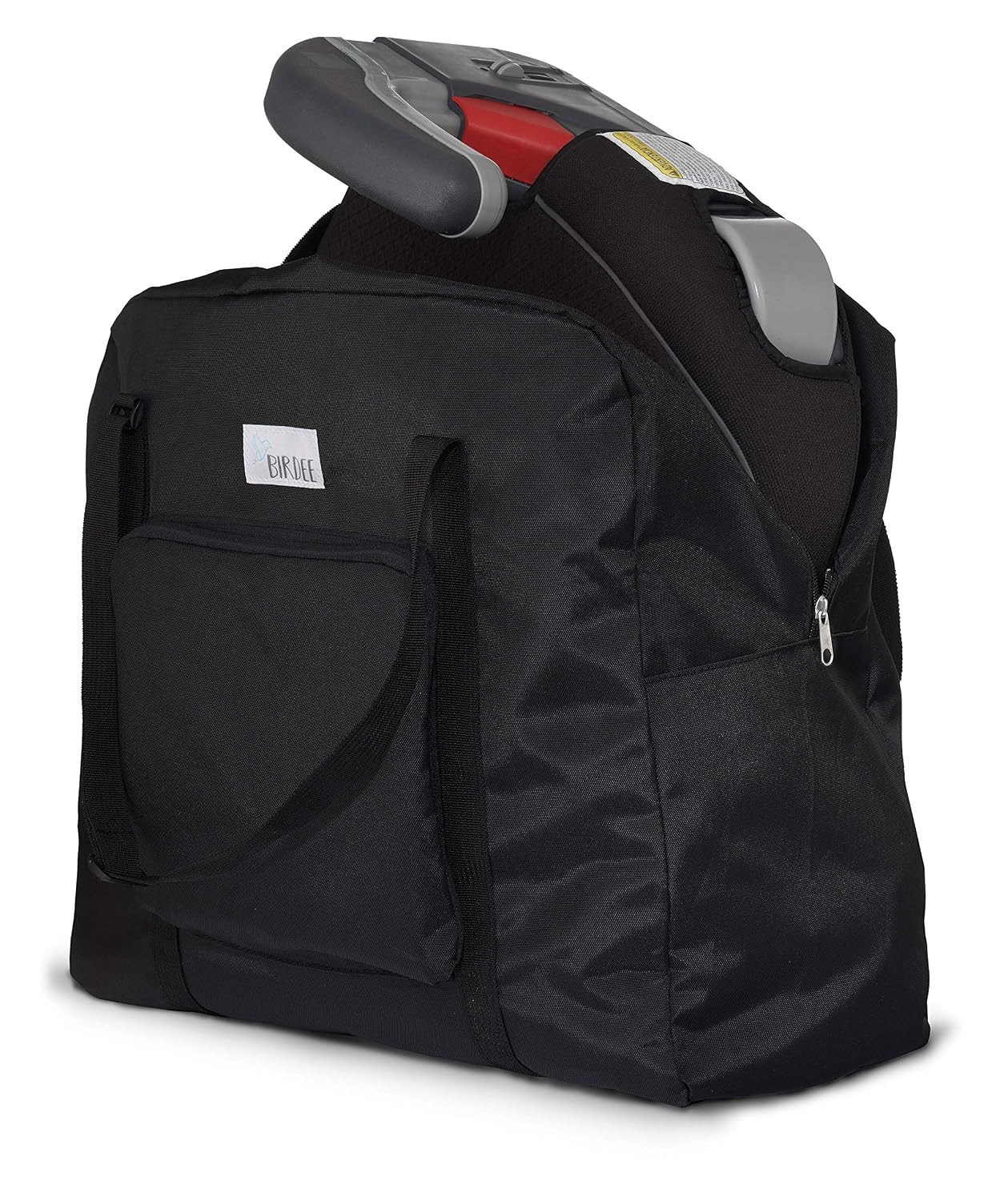Birdee Durable Backless Booster Seat Travel Bag for Airplane Gate Check and Carrier for Travel - Fits GB Pockit and Most Lightweight Compact Folding