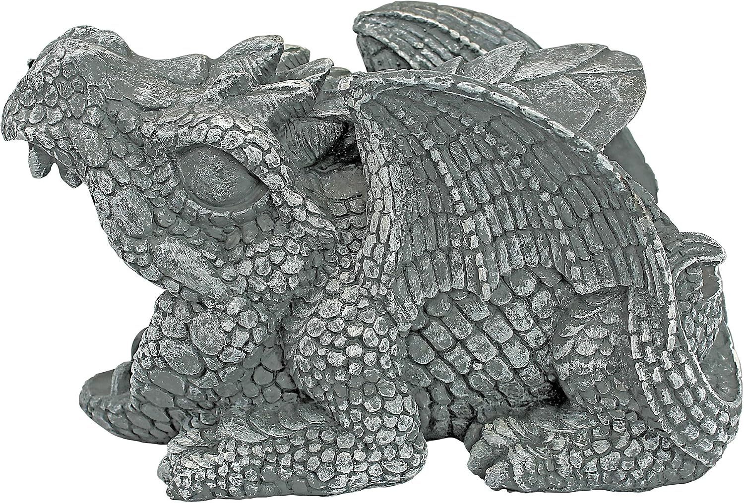 Design Toscano Roland the Gothic Gargoyle Gutter Guardian Rain Downspout Extension Outdoor Statue, 10 Inch Long, Cast Stone Resin, Grey Stone Finish