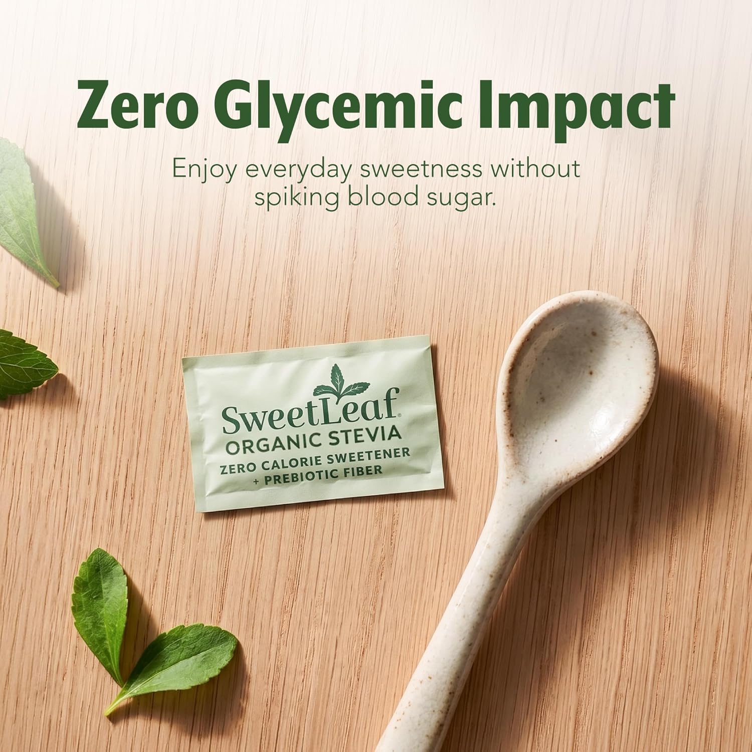 SweetLeaf Organic Stevia Powder Sweetener, Sugar Free - 70 Packets (2 Pack) | Zero Calorie Sweetener No Erythritol, Stevia Leaf Extract, Natural Sugar Substitute for Coffee & Baking, Prebiotic Fiber