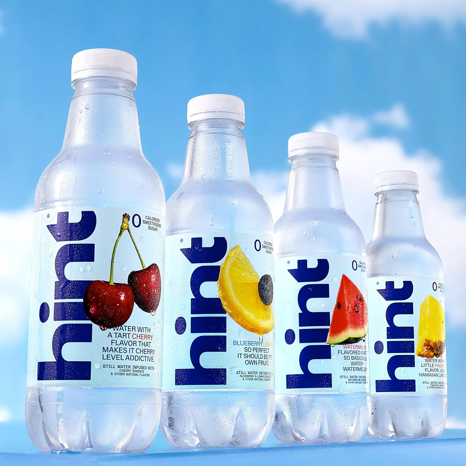 Hint Flavored Water Zero Sugar 0 Calories - Pineapple 16 FL Oz (12 pack) | Crisp, refreshing water, fruit flavors. 0 calories, 0 sugar, 0 sweeteners. Hydration for wellness. Gluten-free, Kosher, Vegan