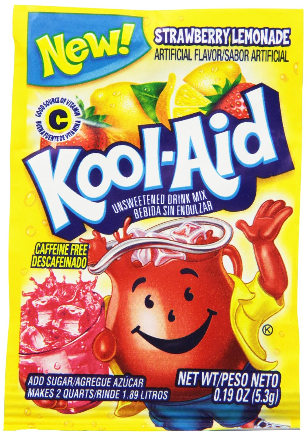 Kool-Aid Tropical Punch Flavored Unsweetened Caffeine Free Powdered Drink Mix (96 Packets)